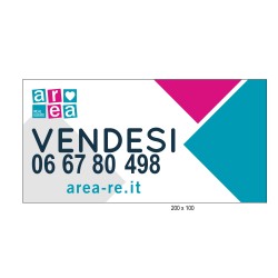 Banner vendita/locazione 200x100 cm