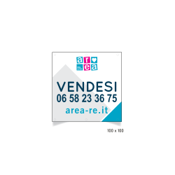 Banner vendita/locazione 100x100 cm